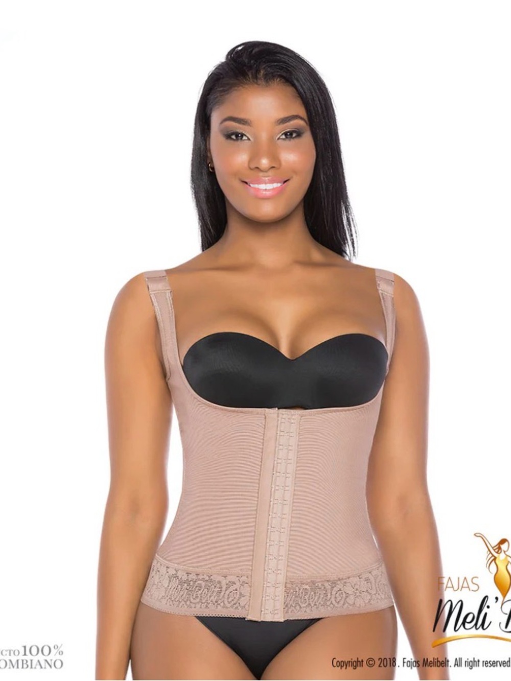 Women's Black Waist Cincher Vest/Shapewear